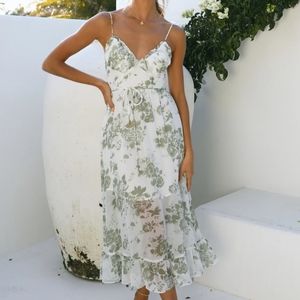 Floral Midi Summer Dress
